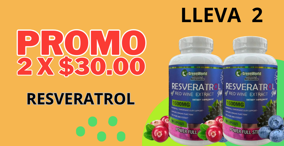 Resveratrol Suplemento antioxidante antienvejecimiento